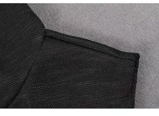 Mùa thu mới xu hướng vest vest nam trẻ trung vest màu rắn phiên bản Hàn Quốc của chiếc áo len đan len tự dệt len dệt kim
