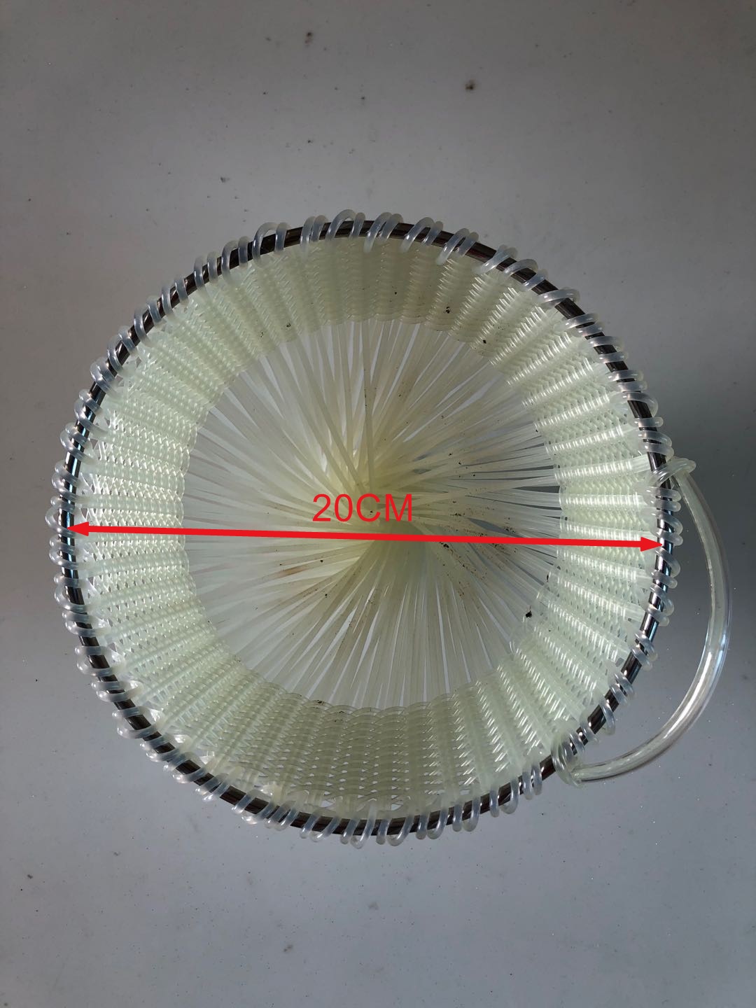 20CM stainless steel diameter quick-loading fish stump imported mesh bag diving