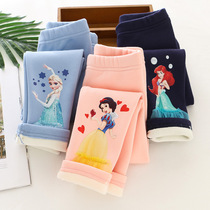 Girl Gush Underpants Winter 2021 New Children Foreign Air Warm Long Pants Baby Thickened Sports Pants Tide