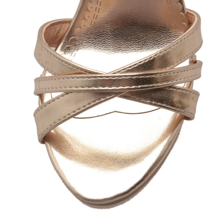 Mùa hè thời trang gợi cảm stiletto sandal cao gót nữ tùy chỉnh size lớn 40 41 42 43 44-47 size nhỏ 31-33 dép cói