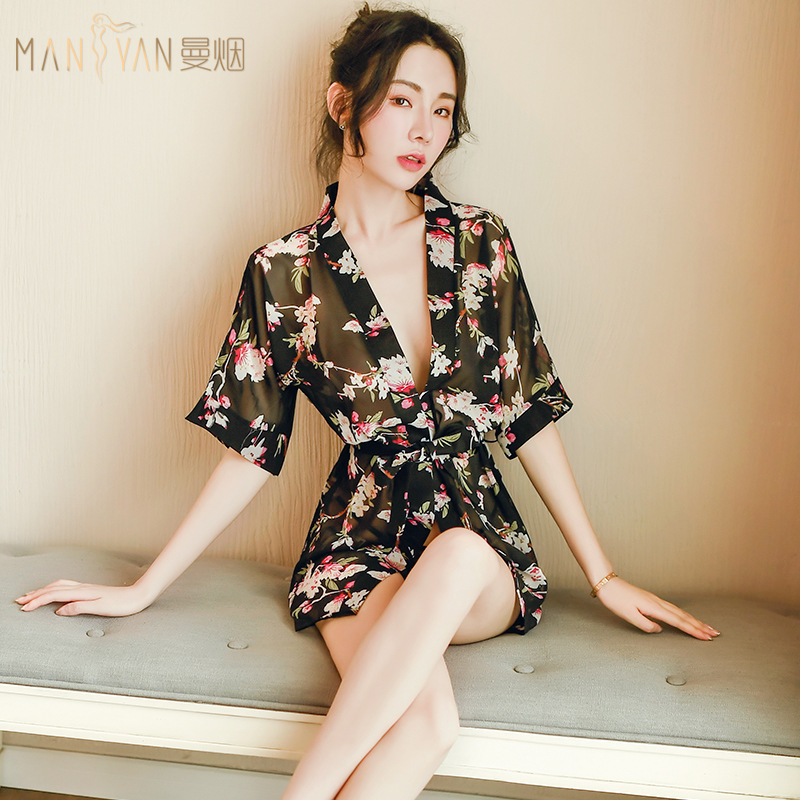 Upscale erotics lingerie sexy pyjamas transparent clothes bathrobes and uniforms ladies suit short skirts sleeping skirts