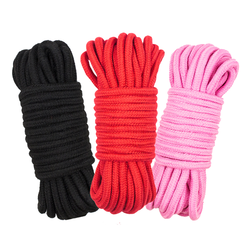 Alternative toys, sex toys, female and male binding rope, red sexual interest