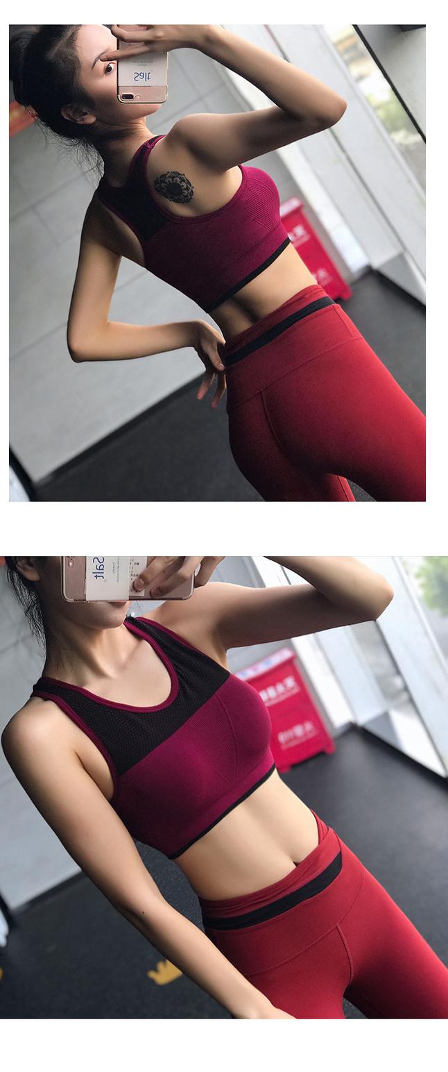 Runaway nữ loli shockproof running bra tập hợp đồ lót thể thao nữ nhanh khô yoga áo ngực chuyên nghiệp - Đồ lót thể thao bra tập gym