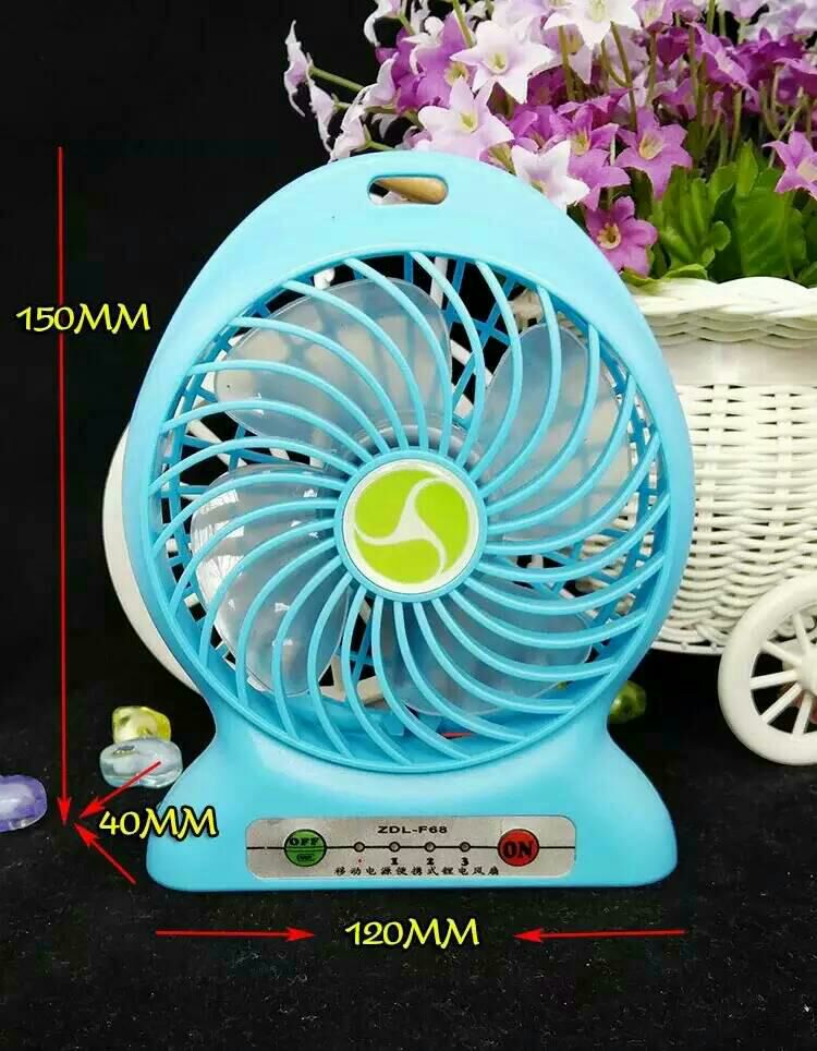 Gongtian mini rechargeable electric fan lithium battery USB portable desktop small electric fan student dormitory strong wind