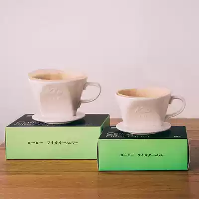 LOOKYAMI Japanese imported fan filter paper hand-brewed coffee filter cup filter paper American coffee machine filter paper 101