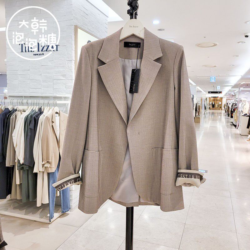 Discount Big Korean bubble gum IZZAT Korea autumn style clothes jacket IL9-M0-JK76 (OL)