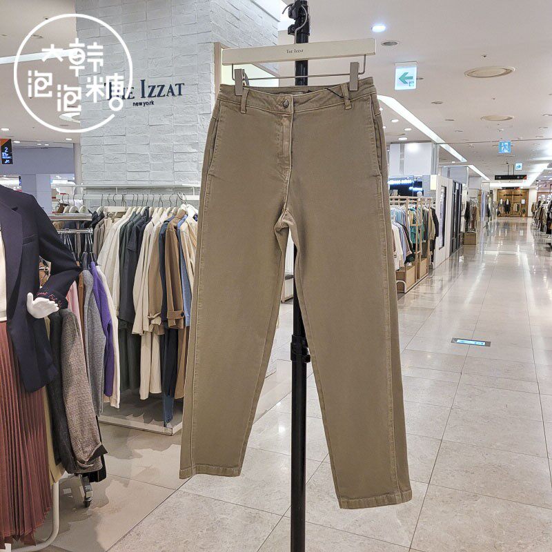 Discount Big Korean bubble gum THE IZZAT Korean casual pants IL9-A0-SL06 (OL) (EV)