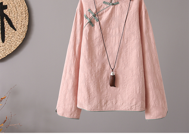 Tranh tiếp tục quần áo của phụ nữ, crossbody, cổ áo đứng, quần áo trà, áo bông, cotton retro, áo dài tay, rộng kích thước lớn, áo khoác cotton mùa đông 2018 áo khoác nữ phao