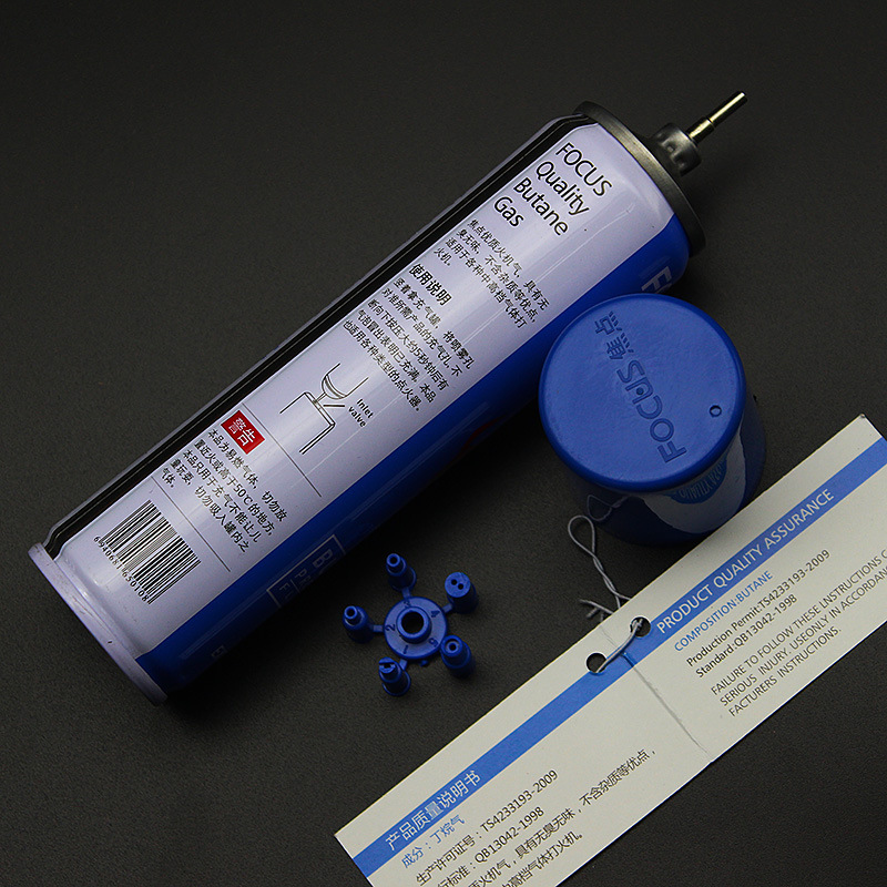 Windproof mở ngọn lửa khí nhẹ ngọn đuốc gas đặc biệt khí butan phổ độ tinh khiết cao nhẹ hơn nhiên liệu đóng hộp - Bật lửa hộp quẹt dupont