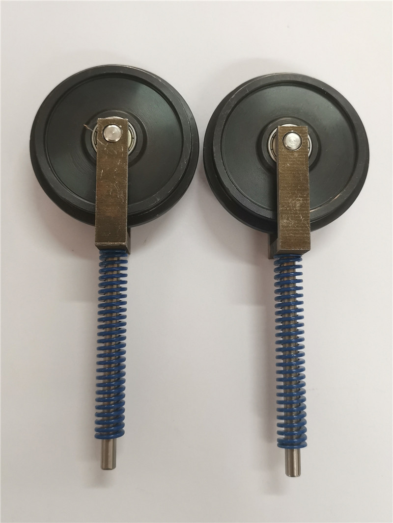 1 to 12 excavator crawler tank chassis pointing wheel guide wheel with center waterproof bearing