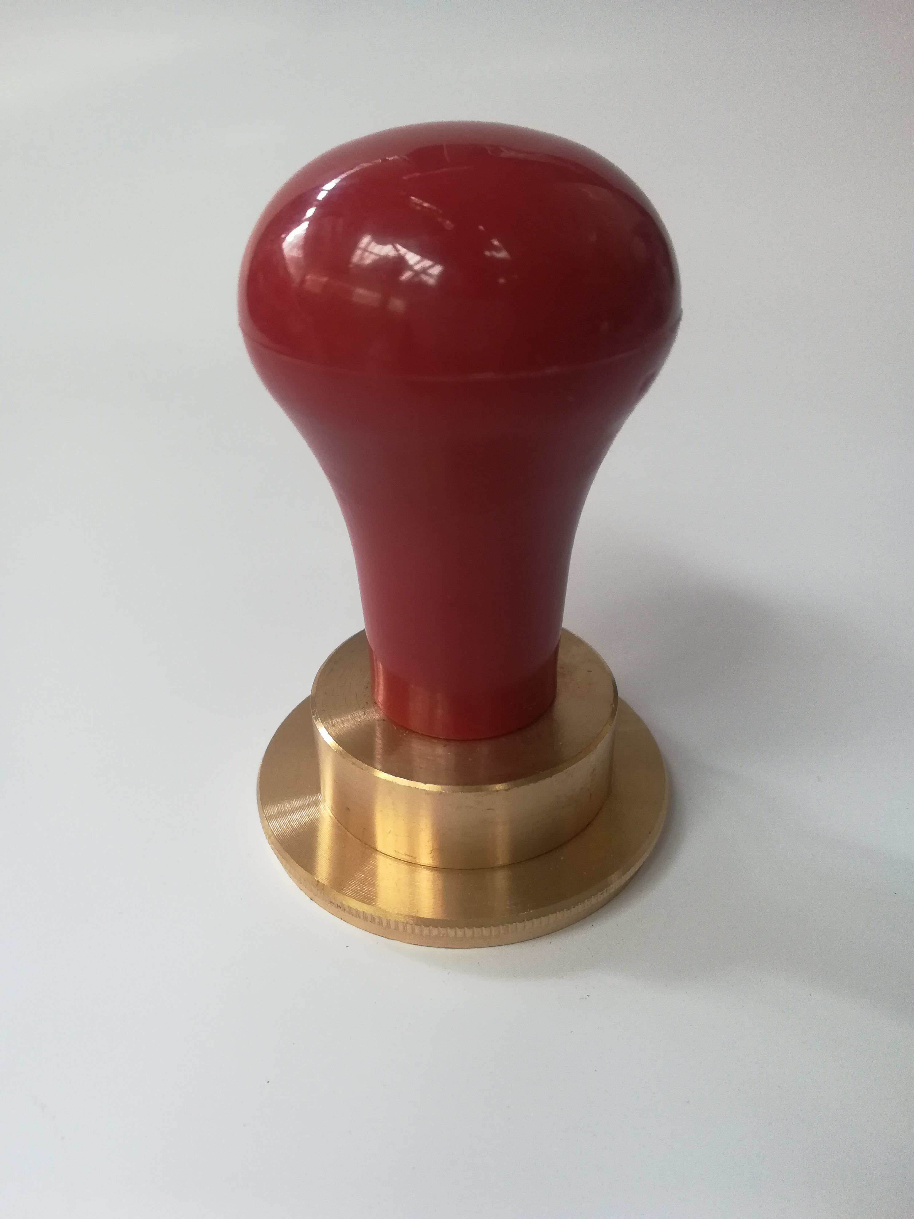 Copper Seal Material Round Copper Seal Material Plastic Handle Bronze Badge Material