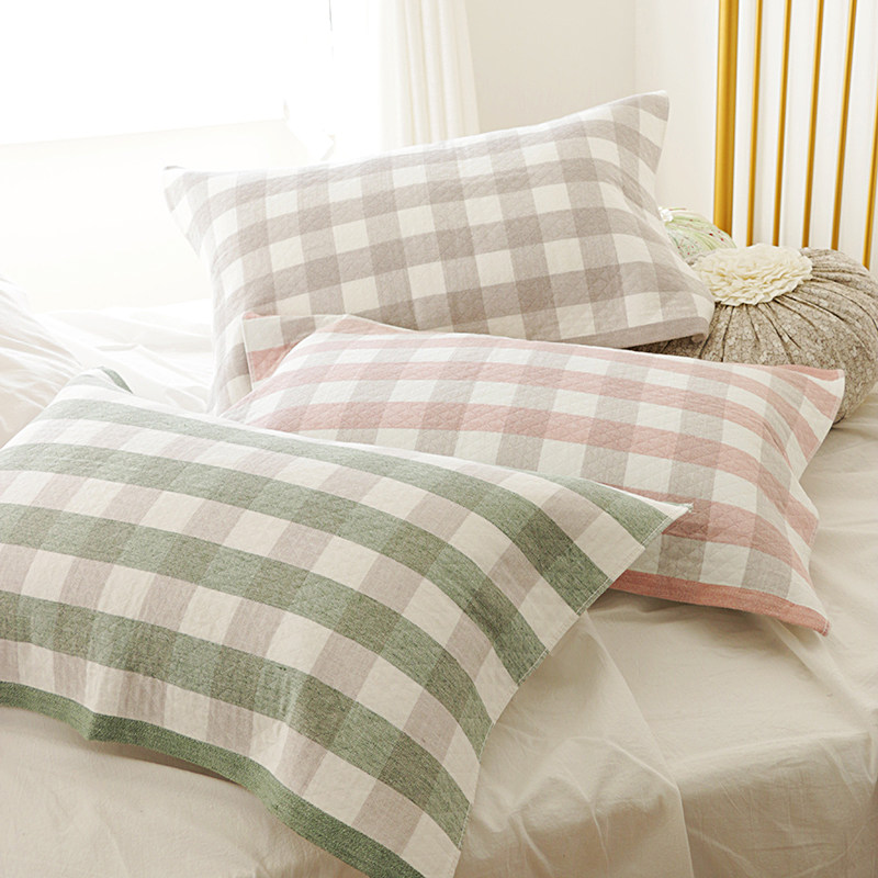 Pure cotton pillow towels full cotton cotton Bug pillow towels Enlarged Suction sweat and breathable soft and comfortable adult pillow cover towels