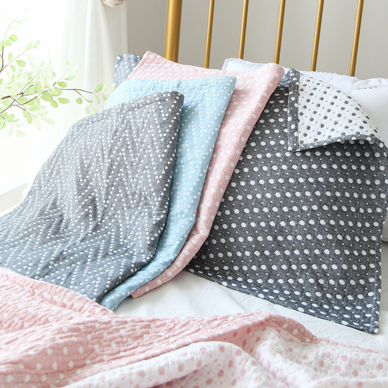 Pure Cotton Pillow Towel Summer Adult Stock Gauze Sucking Sweat All Season Large Student Pillow Towel Breathable Pure Color Lovers