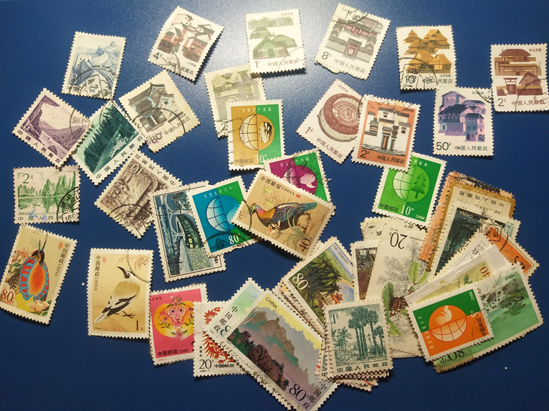 Ensure that used mail pins are removed from old envelopes Old stamps for babies 101 pieces 1 set non-collectible