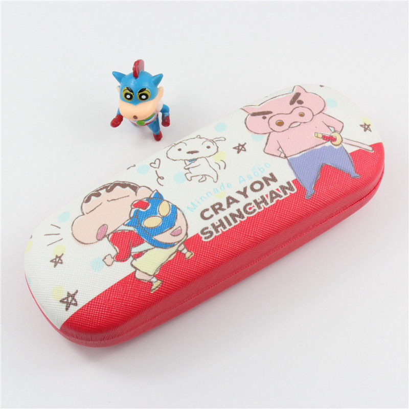 Cartoon Anime Crayon Shin-chan Myopia Glasses Case Storage Box Student