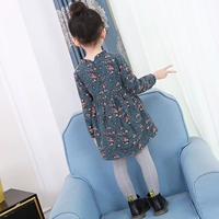 Girls Ocean Autumn 2018 New Korea Children Cotton Cotton Dress Áo dài tay Công chúa Váy cho bé gái váy đầm thu đông bé gái