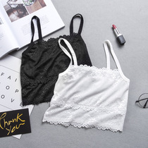 Lace No chest cushion Breasted Wrap Chest anti-walking light Bottom harnesses Cross Chest Sexy small vest with long underwear corset