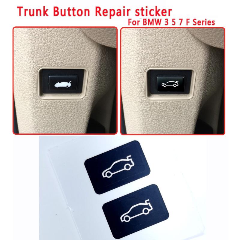 Suitable for Bmw 3/5/7 Series Car Rear Trunk Button Tailgate Trunk Switch Cover Repair Sticker
