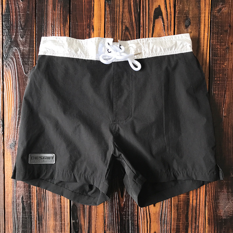 Beach pants men's loose three-point fashion casual pants with lining quick-drying comfortable trendy men's fitness sports shorts