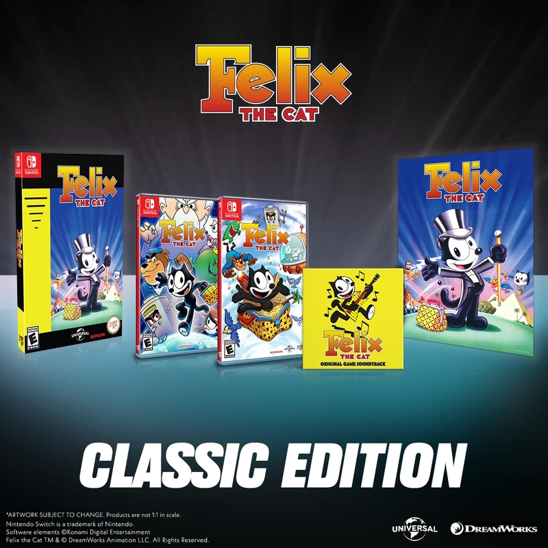 Felix the Cat Collection Ns Collector's Edition Ps5 Collector's Edition Ps4 Limited Edition Felix the Cat