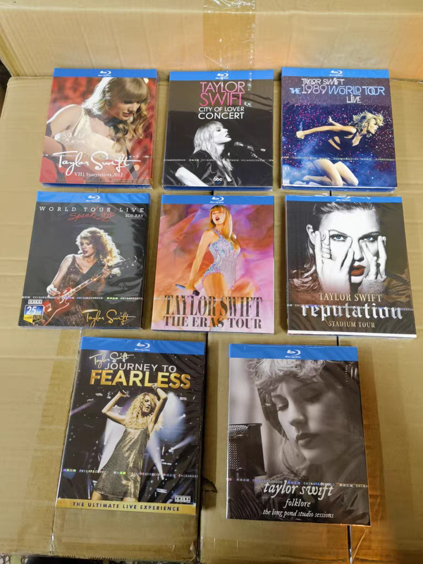Bd Blu-Ray Disc Taylor Swift Complete Collection (1080P) 8-Disc Box Set