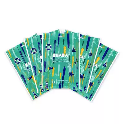 beaba Biba summer baby disposable swimming trunks waterproof swimming trunks 3 pieces L XL XXL can be spelled