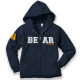 Bear Claw Bear Letter Loose Large Casual Color Solid Jacket New Spring and Autumn Version Korean Men and Women's Hooded Sweatshirt