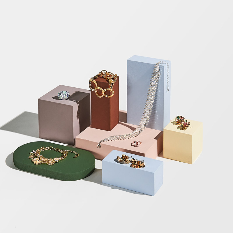 Christmas New Year shooting props geometric booth stereo photo cube cube window background