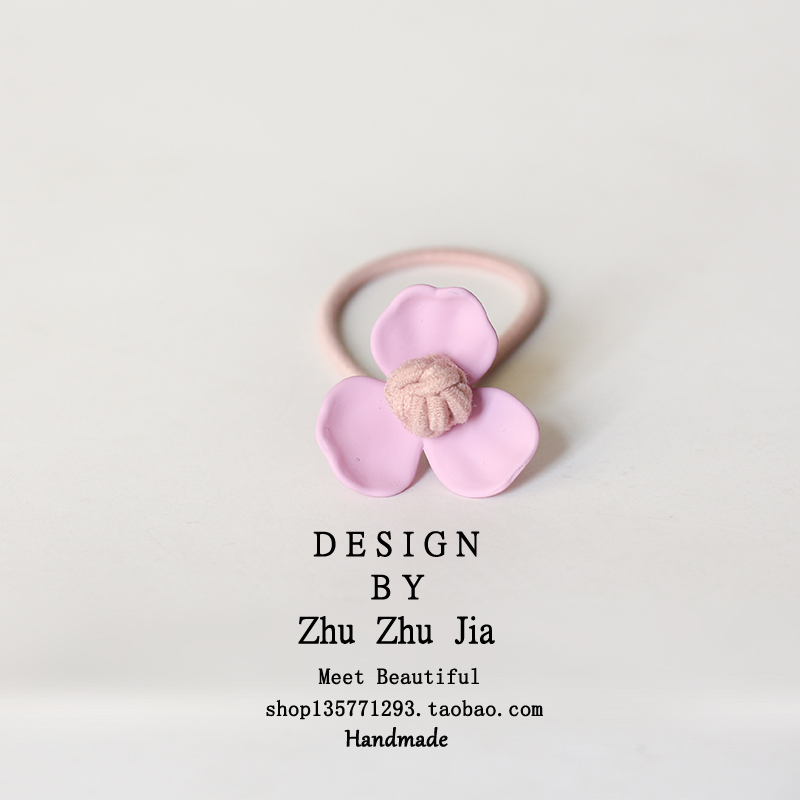 Đầu dây tóc vòng tóc dây đeo bao da cao su hạnh phúc Hàn Quốc nhỏ tươi đơn giản cá tính đuôi ngựa phụ kiện tóc dây buộc tóc cổ trang