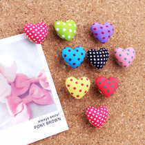 20 heart shaped color cloth mini - press the picture wall decoration exhibition board EVAstyle