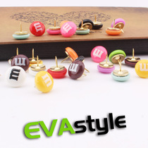 20 Chocolate Chocolate Bean Mini Message of Nail Cork Felt Board Message of Plastic Map