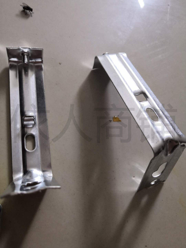 Shutter curtain top mounting bracket vertical curtain side mounting piece vertical shutter curtain mounting buckle 7-shaped fixing code fitting-Taobao
