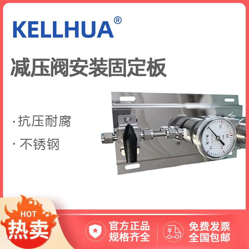 减压阀器安装球阀底座板面板支架固定背板实验工程南京科立华仪器
