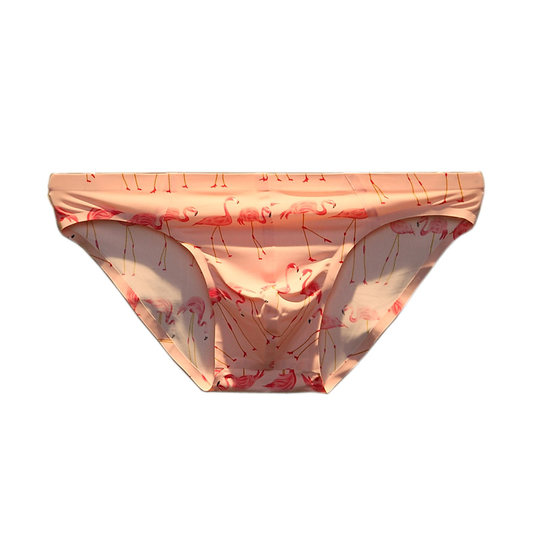 Japanese Ice Silk Seamless Men's Underwear with Pure Cotton Crotch, Antibacterial Shorts, Low-Waist Breathable Trendy Personalized One-Piece Briefs