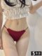 Japanese Ice Silk Panties for Women, Sexy and Hot, Pure Cotton Crotch Thong, Low-Waist Thin Lace Seamless Briefs