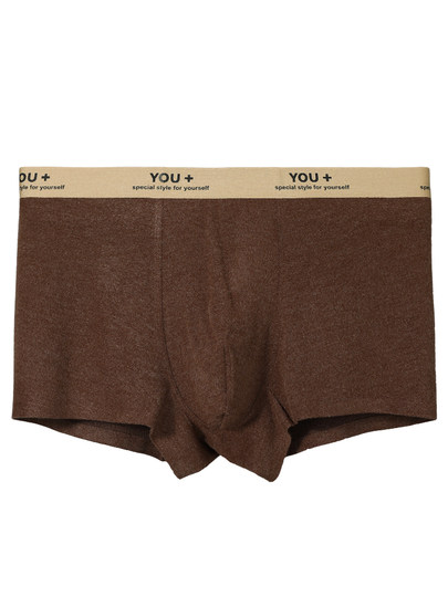 Japanische nahtlose Herrenunterwäsche aus reiner Baumwolle, antibakteriell, Maillard-Boxershorts in Kontrastfarbe, gebürstet, bequeme und atmungsaktive Boxershorts