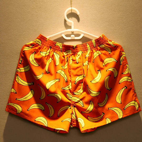 Japanese Men's Underwear, Pure Cotton, Antibacterial, Loose Fit, Boxer Shorts, Cartoon Style, Personalized Shorts, Breathable Sports Boxer Briefs, Trendy