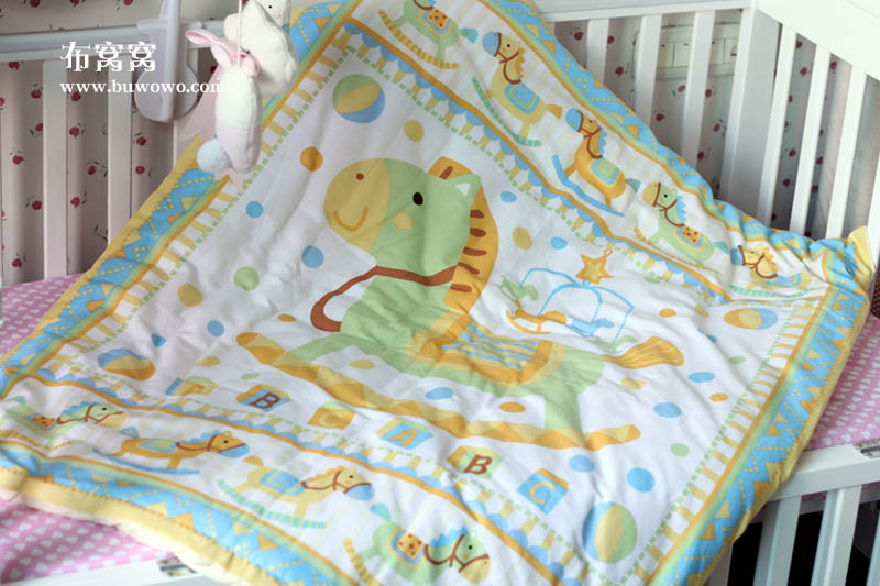 Wowo sản xuất vải quilt sinh sản phẩm giường cũi em bé bọc chăn bông là cốt lõi - Bộ đồ giường trẻ em 	chăn ga gối cho em bé