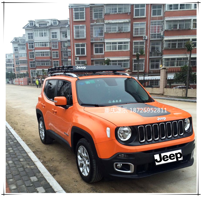 New Jeep Freeman đặc biệt tải xe tải mái khung hành lý giá không phá hủy cài đặt tất cả thép không gỉ