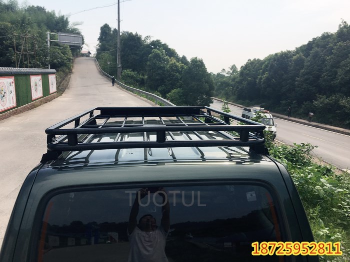 Suzuki nhập khẩu Jimny hành lý giá nóc đặc biệt tải hành lý giá thiết bị nhập cảnh tự lái - Roof Rack 	giá để xe đạp trên nóc xe ô tô