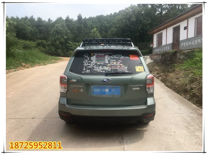 Subaru Forester mới Khung nhà để xe tải đặc biệt Vật liệu thép không gỉ vào thiết bị tự lái - Roof Rack