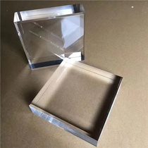 Acrylic high transparent red yellow white black blue green tea translucent large plate frosted plexiglass large thick plate customization