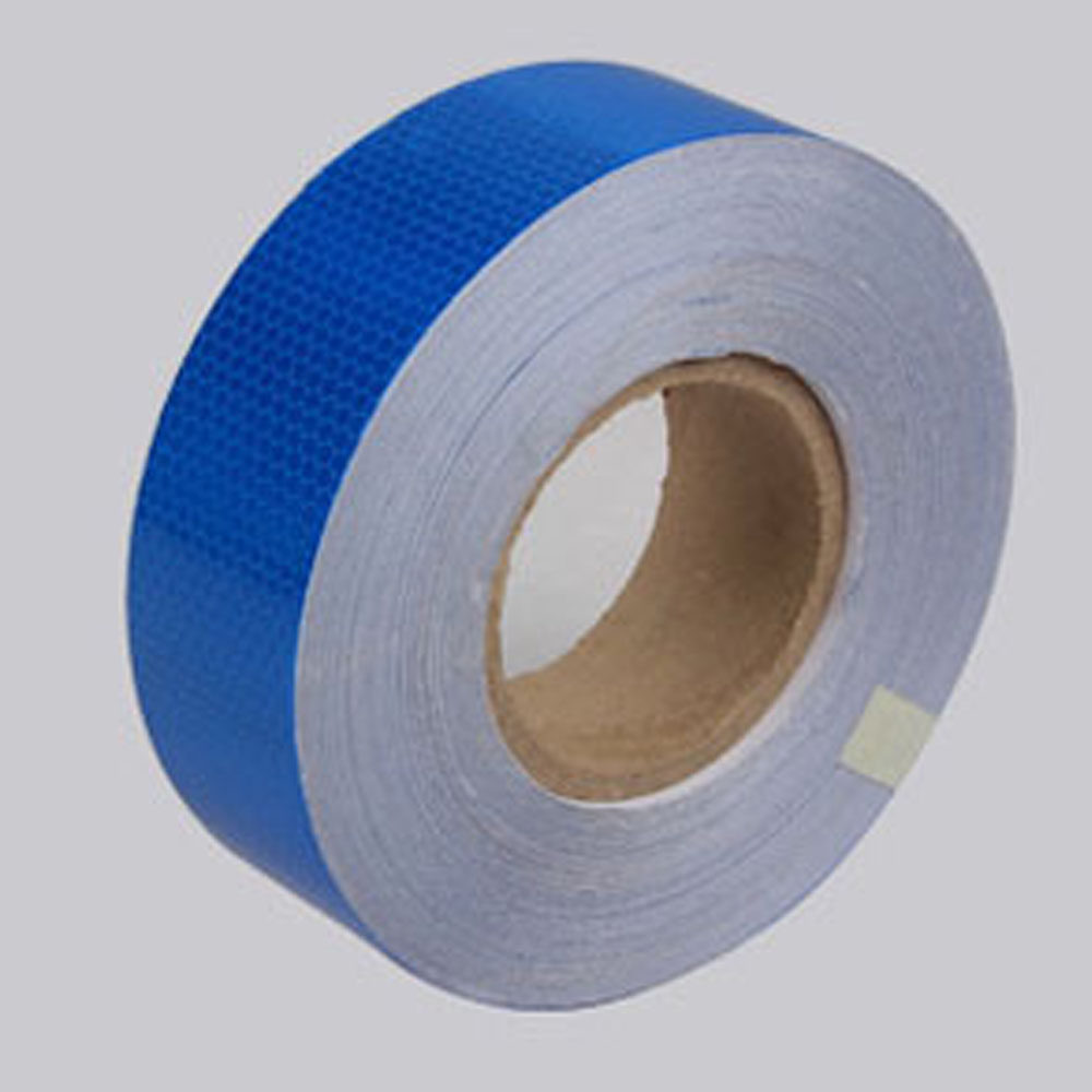 3M 10M 25M 38M Blue Reflective Safety Warning Tape Film Sticker Roll