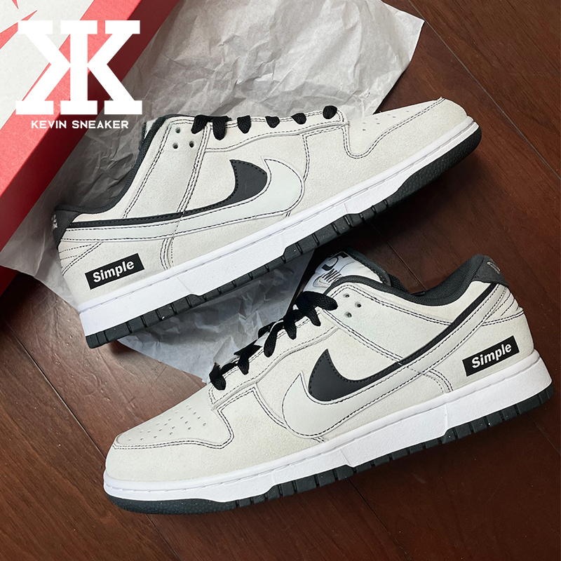 Customized Sneakers Nike Dunklow "Doubleswoosh" Dunk Low-Top Sneakers with Double Swooshes Customized Sneakers Nike Dunklow "Doubleswoosh" Dunk Low-Top Sneakers with Double Swooshes