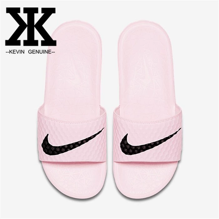 『Kevin Giày dép nữ thần thánh Nike Nike màu hồng lớn 705485-010-601 - Dép thể thao