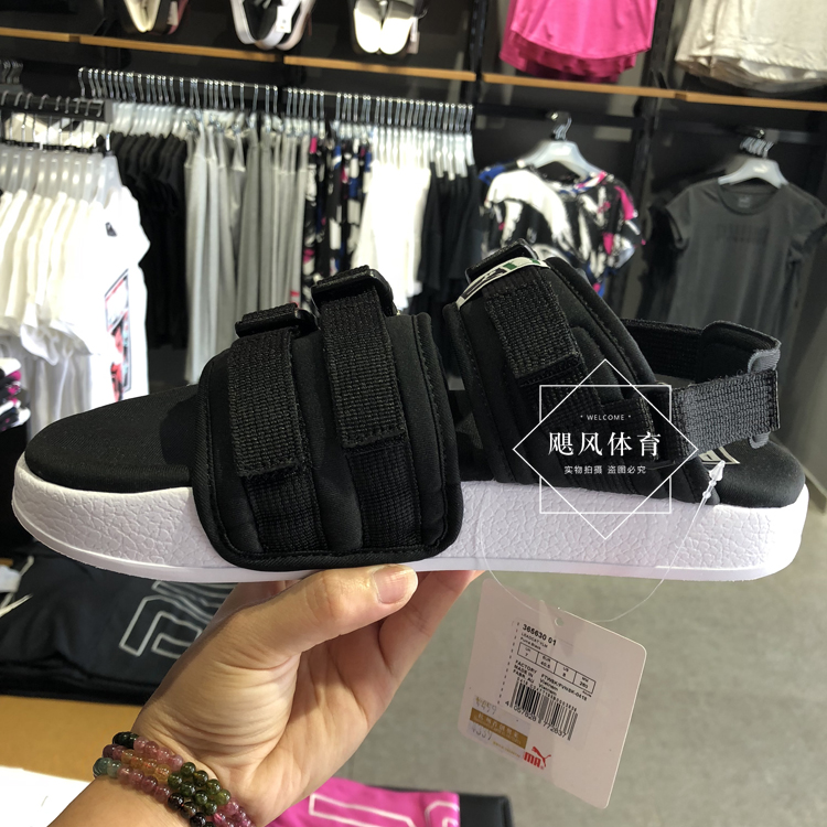Dép Puma Hummer Dép nữ Velcro Đôi Tie Beach Beach Đôi mùa hè Giải trí Dép thể thao Nam 365630 dép xăng đan nữ