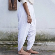 (Spot) organic cotton Dhoti Indian traditional yoga pants flower bro pants womens multi-color
