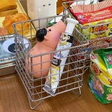 Серебряная металлическая настольная луна, система хранения, канцтовары для школьников