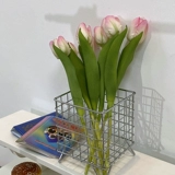 Серебряная металлическая настольная луна, система хранения, канцтовары для школьников