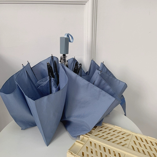 Чисто -розовый зонтик маленькие портативные сгиба свежие свежи